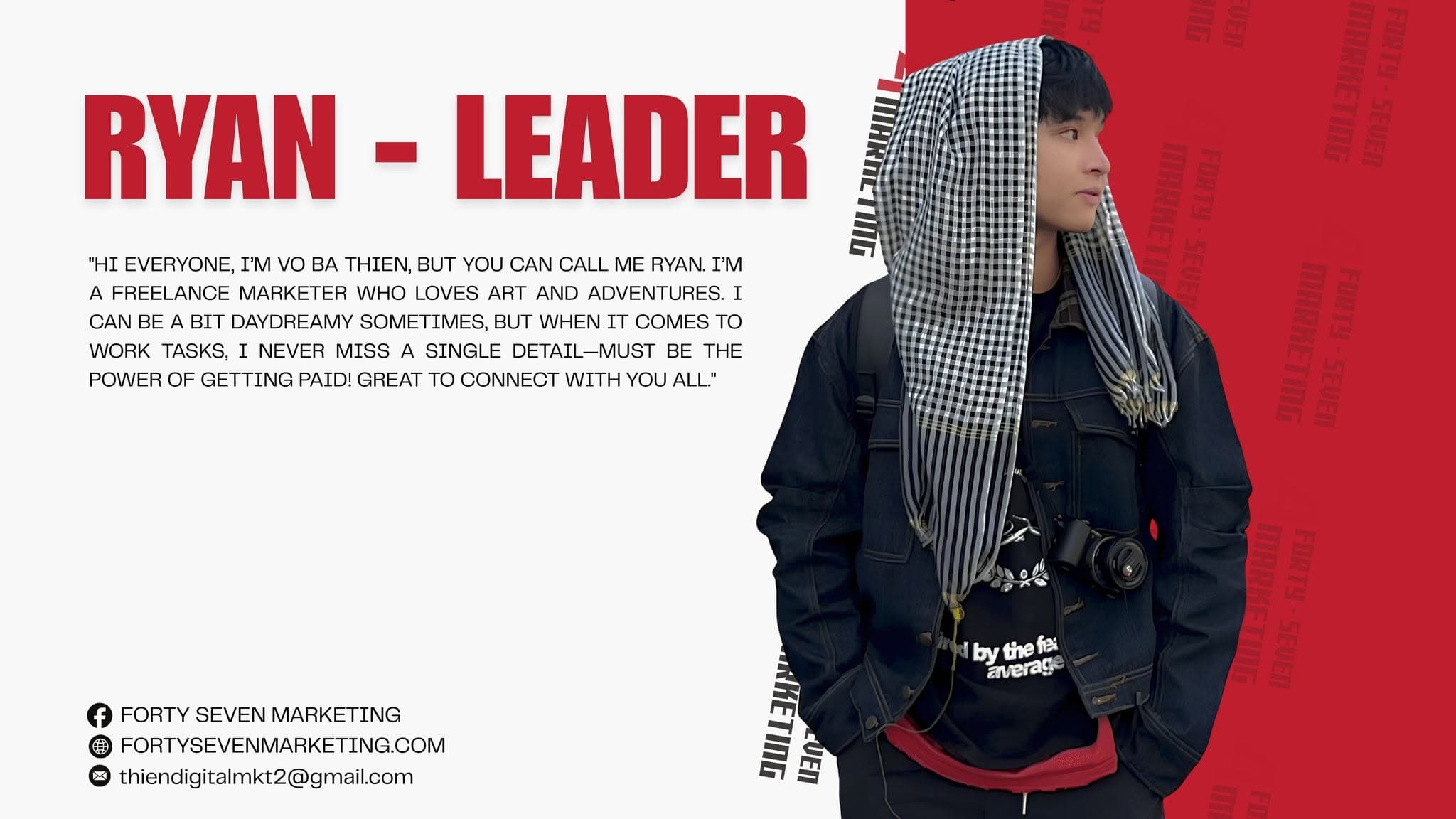 Võ Bá Thiện - LEADER & FOUNDER tại Fortyseven Marketing