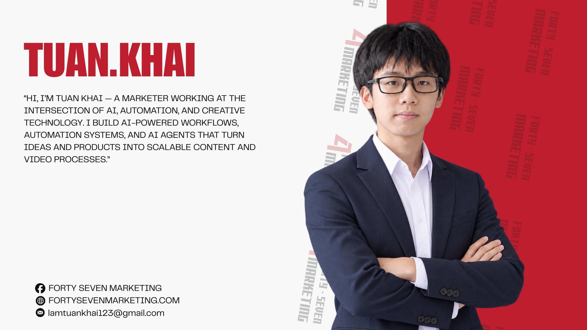 Tuấn Khải - CO-FOUNDER tại Fortyseven Marketing